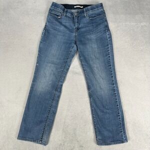 Levis 525 Jeans Women's 10 Blue Perfect Waist Straight Denim Pants Medium Wash
